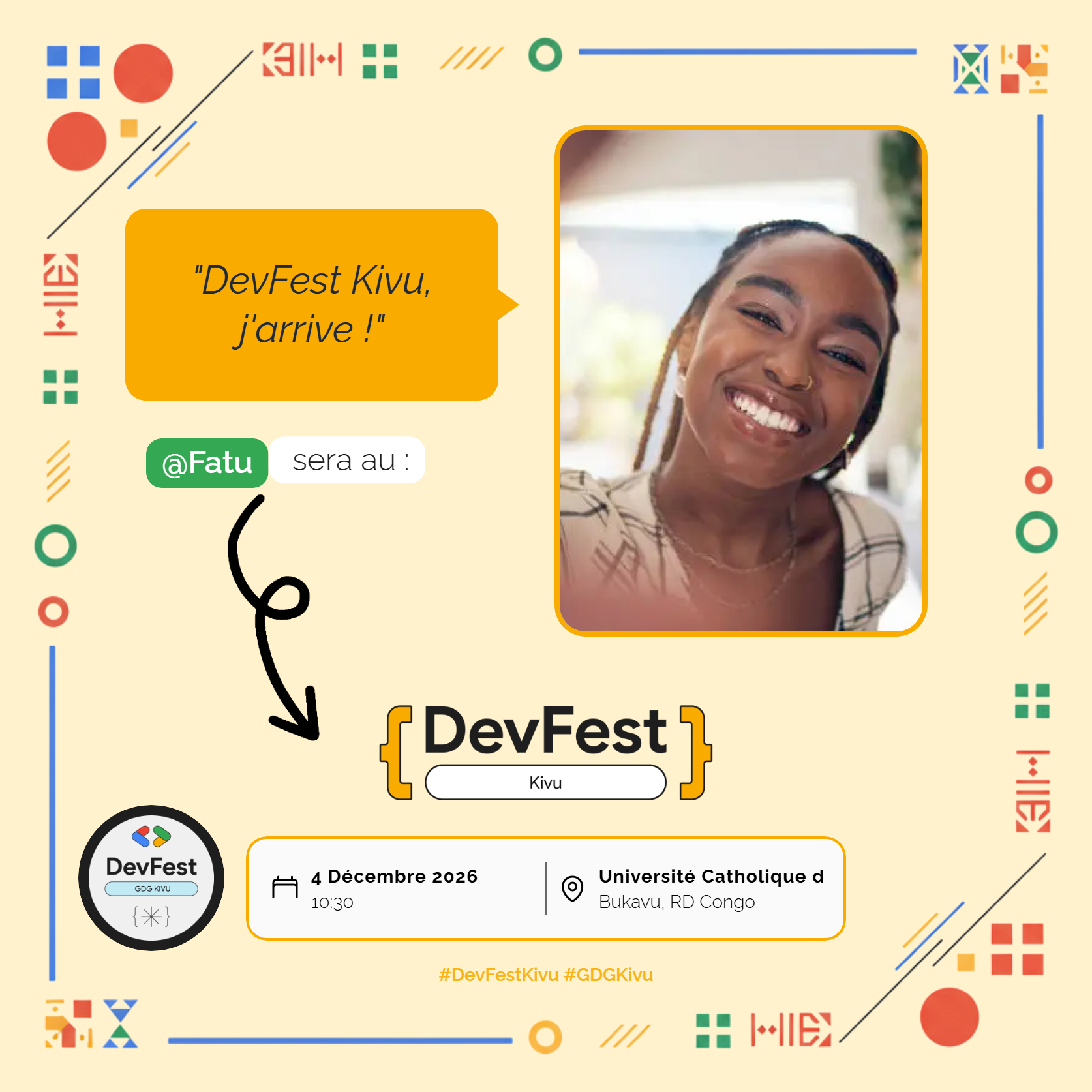 Aperçu de la photo de profil officielle générée